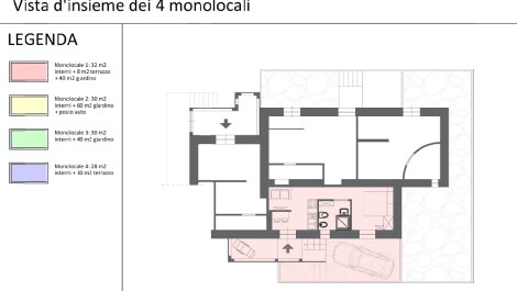 Santa Marinella – Monolocale centrale in fase di ristrutturazione